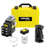 Nivel System CLx3G MOTOR + statyw SJJ-M1 EX – zmotoryzowany laser krzyżowy zielony 3 × 360° 3D Bluetooth
